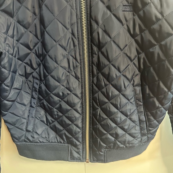 Levi's Navy Quilted Bomber Jacket - Picture 3 of 7